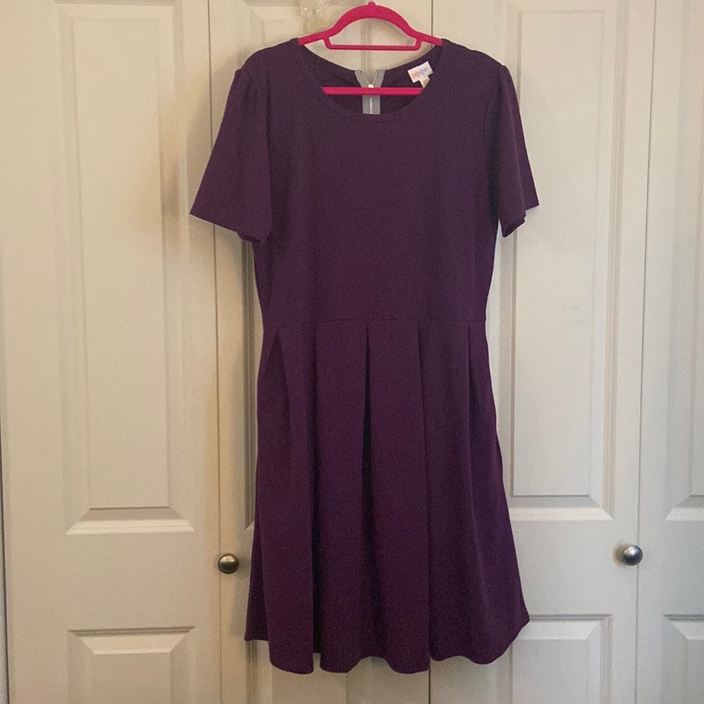3xl purple lularoe Amelia dress